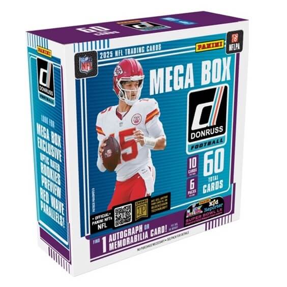 2025 Panini Donruss NFL Football Mega Box