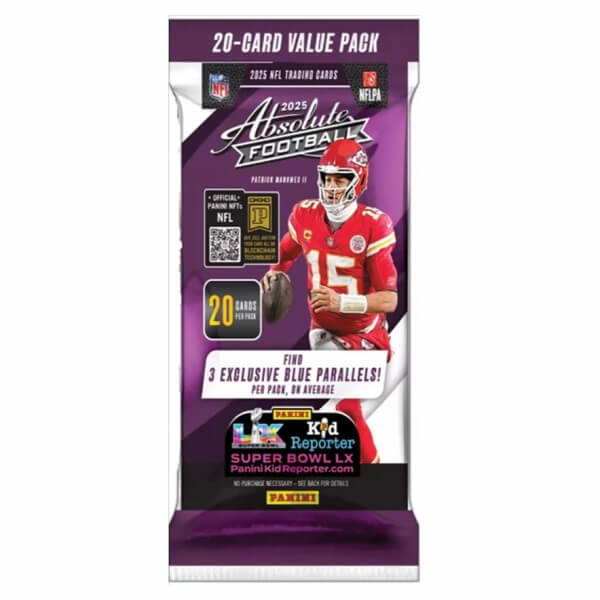 2025 Panini Absolute Football Fat Pack - karty amerického fotbalu NFL