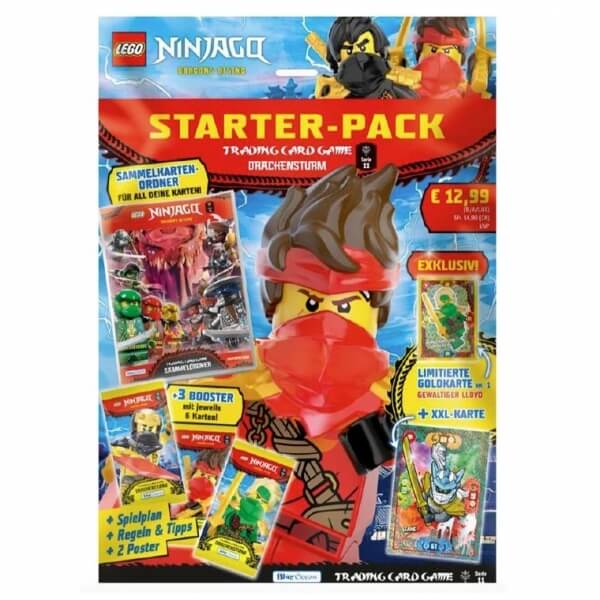 Lego Ninjago karty - 11. řada Dragonstorm - Starter Pack DE