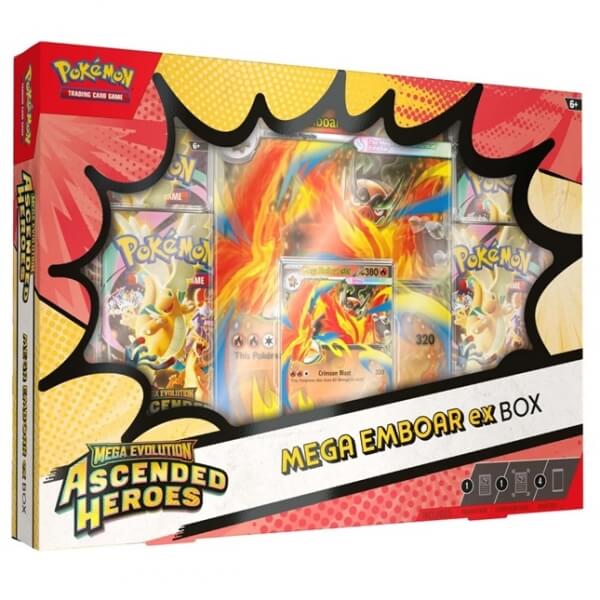 Pokémon Ascended Heroes Mega Emboar EX Box