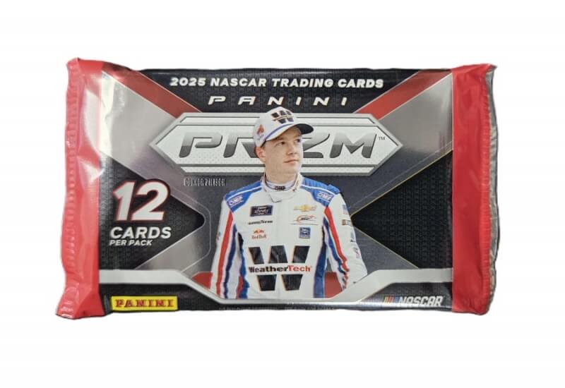 2025 Panini Prizm Racing Hobby balíček - karty Nascar závodů