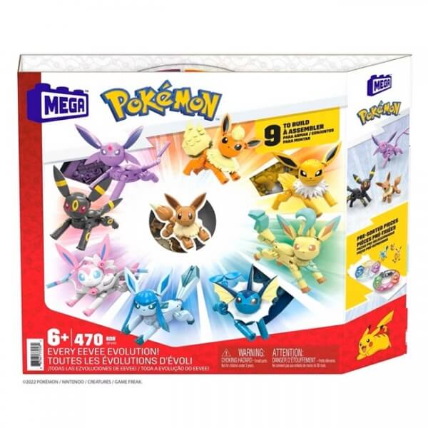 Pokémon stavebnice MEGA - figurky Eevee Evolution