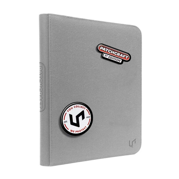 Album na karty UltraPro Patchcraft Zippered 9-Pocket PRO-Binder - Gray