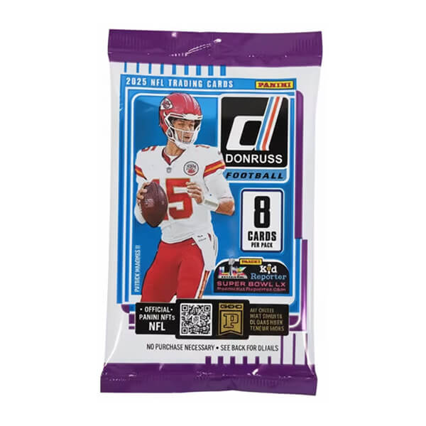 2025 Panini Donruss NFL Football Retail balíček