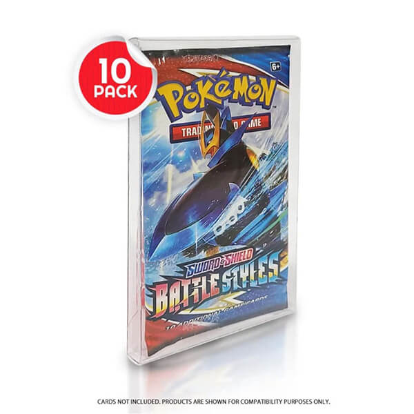 Ochranný PET box na Booster balíček (Pokémon, Magic, Yu-Gi-Oh, sport atd.) - 10 ks