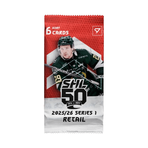2025-2026 Svenska hockeyligan SHL 1. série Retail balíček - hokejové kartičky