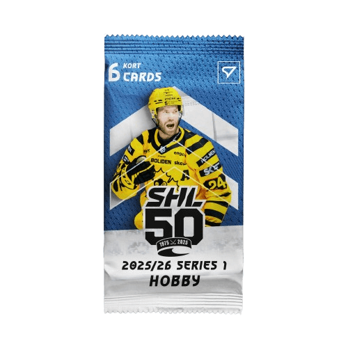 2025-2026 Svenska hockeyligan SHL 1. série Hobby balíček - hokejové kartičky