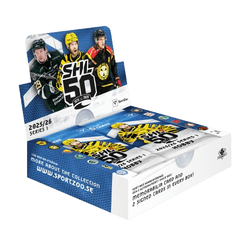 2025-2026 Svenska hockeyligan SHL 1. série Hobby box - hokejové kartičky