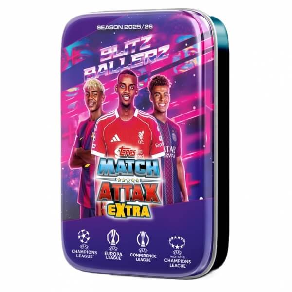 2025-2026 Topps Match Attax Extra Mega Tin Blitz Ballerz