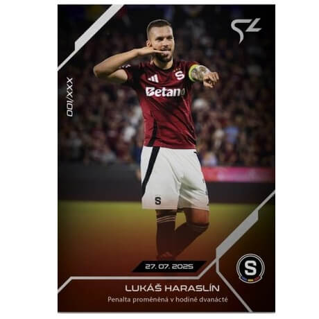 Fotbalová karta Chance Liga 2025-2026 - L-04 Lukáš Haraslín