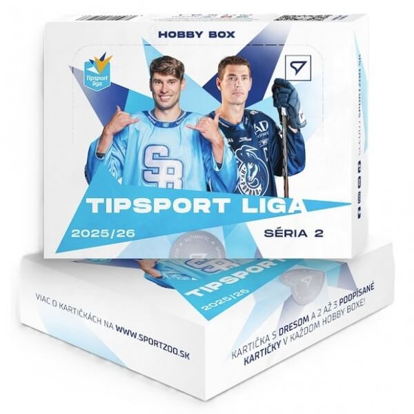 Hokejové karty Tipsport liga SK 2025-2026 - Hobby box - 2. série