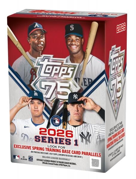 2026 Topps Series 1 Baseball Blaster Box - sběratelské karty MLB