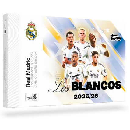 2025-2026 Topps Real Madrid Los Blancos Hobby Box - fotbalové karty