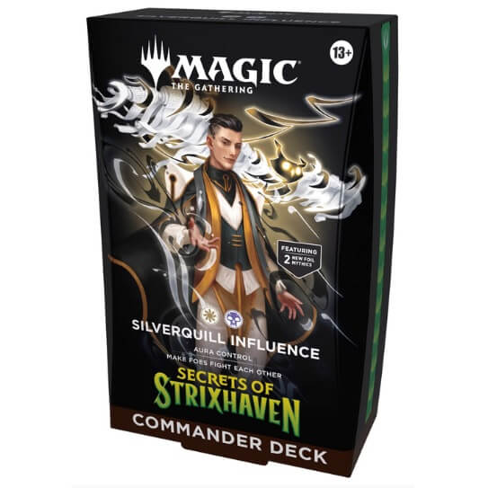 Magic The Gathering Secrets of Strixhaven Commander Deck - Silverquill Influence