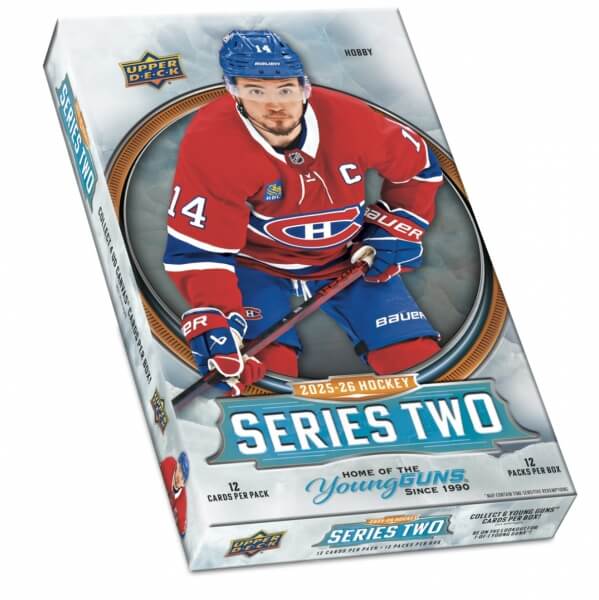 2025-2026 NHL Upper Deck Series Two Hobby Box - hokejové karty