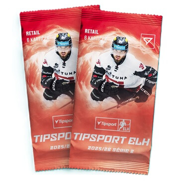 Hokejové karty Tipsport ELH 25/26 Retail balíček 2. série