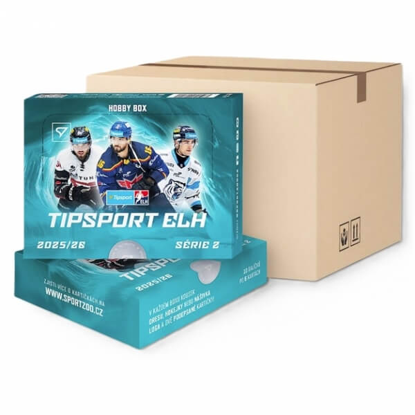 Hokejové karty Tipsport ELH 25/26 Hobby Case 2. série