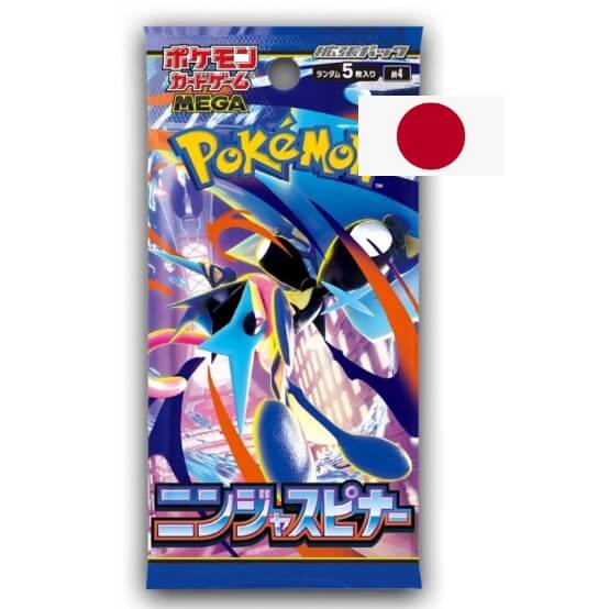 Pokémon Ninja Spinner Booster balíček - japonsky