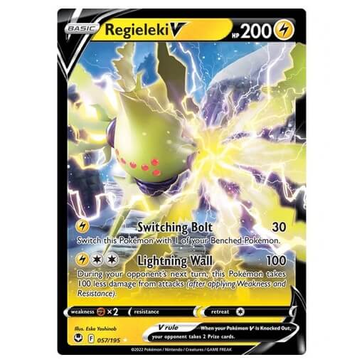Pokémon karta Regieleki V z League battle Decku