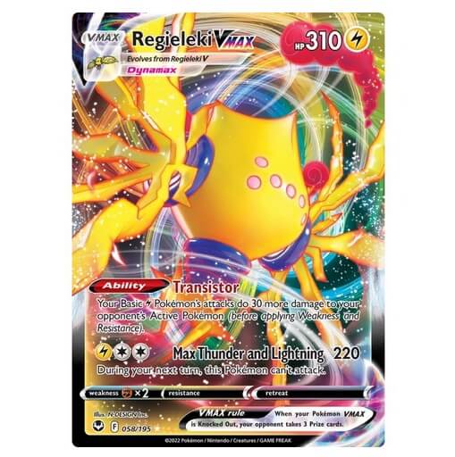 Pokémon karta Regieleki VMAX z League battle Decku