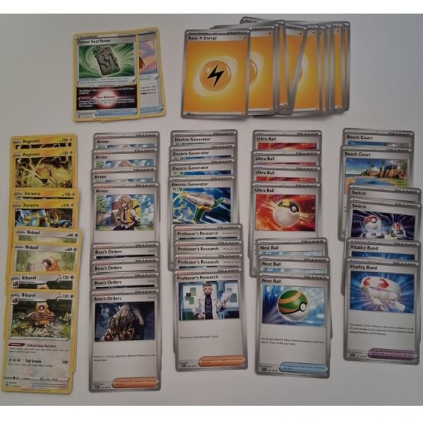 Základ balíčku Pokémon z League Battle Decku Miraidon ex