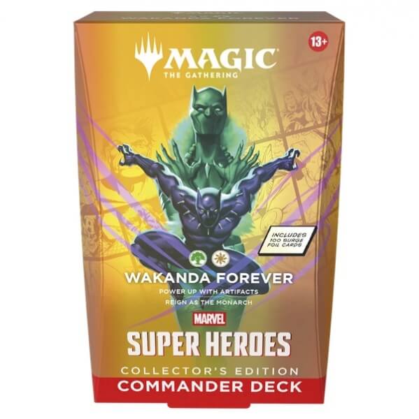 Magic The Gathering Marvel Super Heroes Commander Deck Collector's Edition - Wakanda Forever