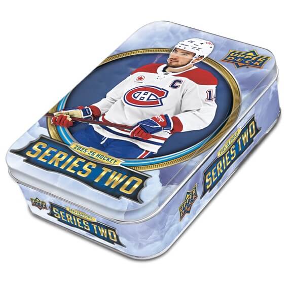 2025-2026 NHL Upper Deck Series Two Hockey Tin - hokejové karty