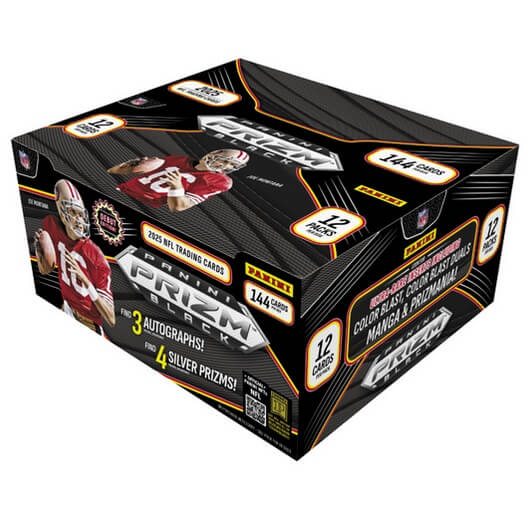2025 Panini Prizm Black NFL Football Hobby Box - karty amerického fotbalu