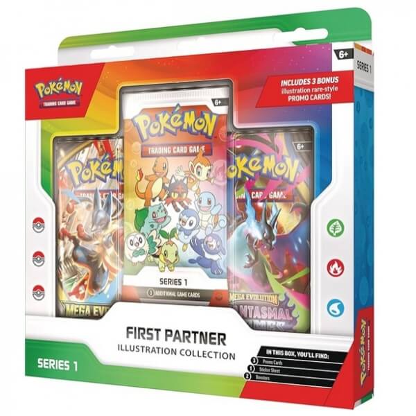 Pokémon First Partner Illustration Collection - Series 1 - 2. jakost