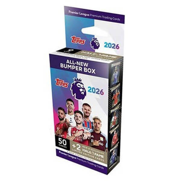 2025-2026 Topps Premier League Bumper box - fotbalové karty