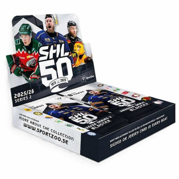 2025-2026 Svenska hockeyligan SHL 2. série Blaster Box - hokejové kartičky