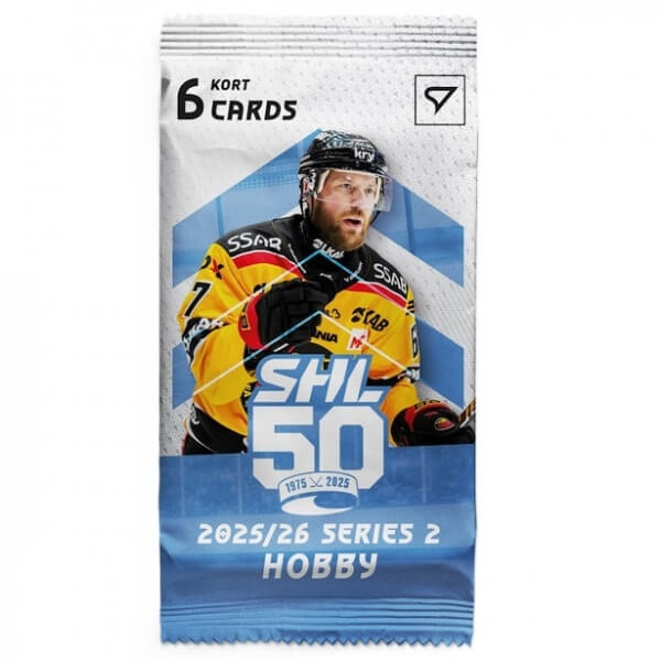 2025-2026 Svenska hockeyligan SHL 2. série Hobby balíček - hokejové kartičky