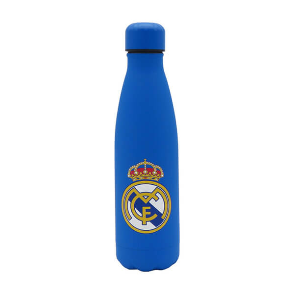 Nerezová lahev na pití Real Madrid - pogumovaná/modrá