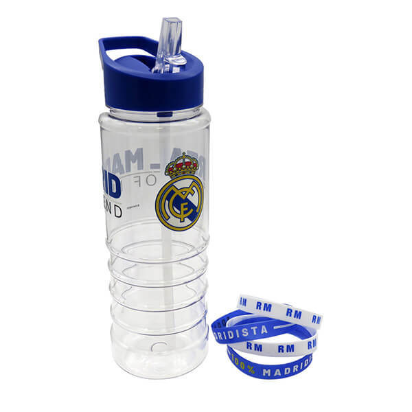 Lahev na pití Real Madrid se silikonovými náramky - 700 ml