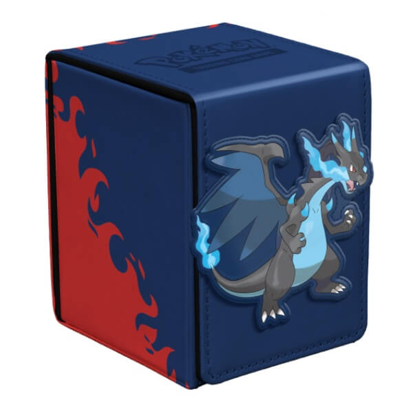 Krabička na karty Pokémon: Alcove Flip Deck Box - Mega Charizard X