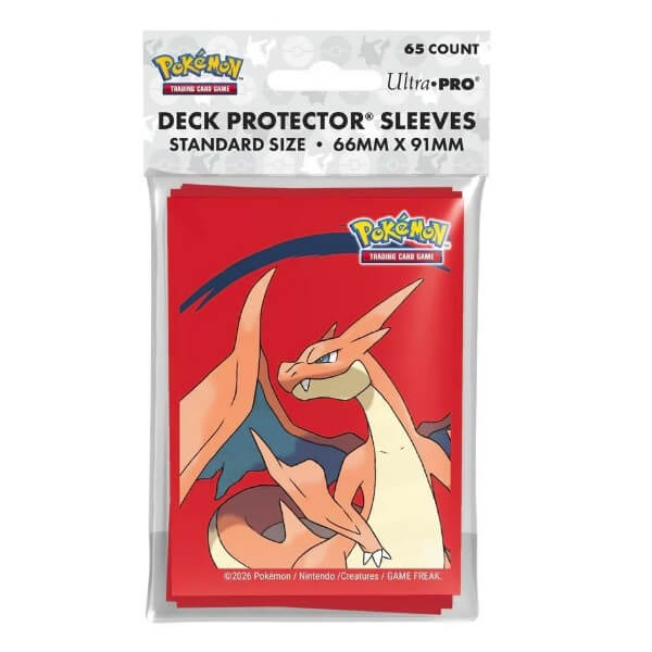 Pokémon obaly na karty Mega Charizard Y - 65 ks