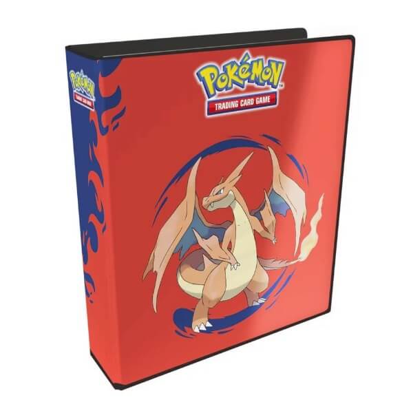 Pokémon 3 kroužkové sběratelské album - Mega Charizard X a Mega Charizard Y