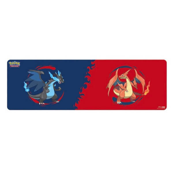 Pokémon hrací podložka 8ft 228,5 x 76 cm - Mega Charizard X a Mega Charizard Y