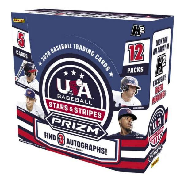 2026 Panini Prizm USA Stars and Stripes Baseball Hobby Hybrid H2