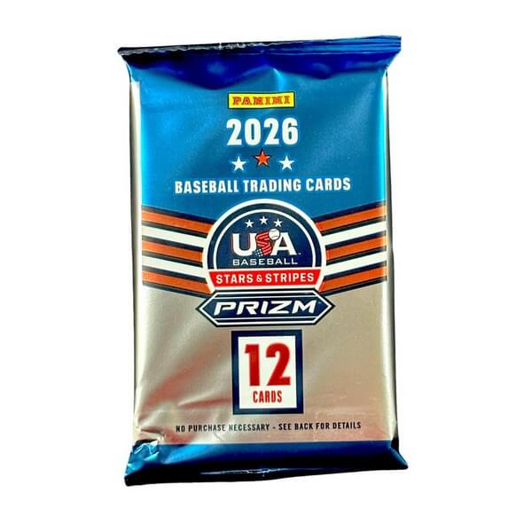 2026 Panini Prizm USA Stars and Stripes Baseball Hobby balíček