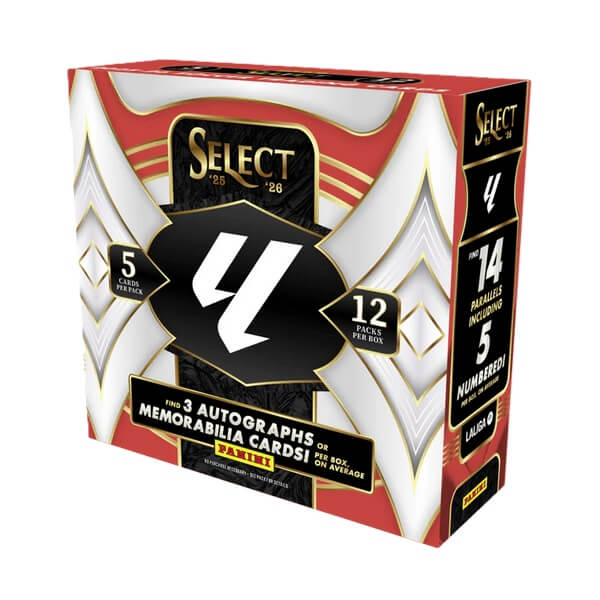 2025-2026 Panini Select La Liga Hobby Box - fotbalové karty