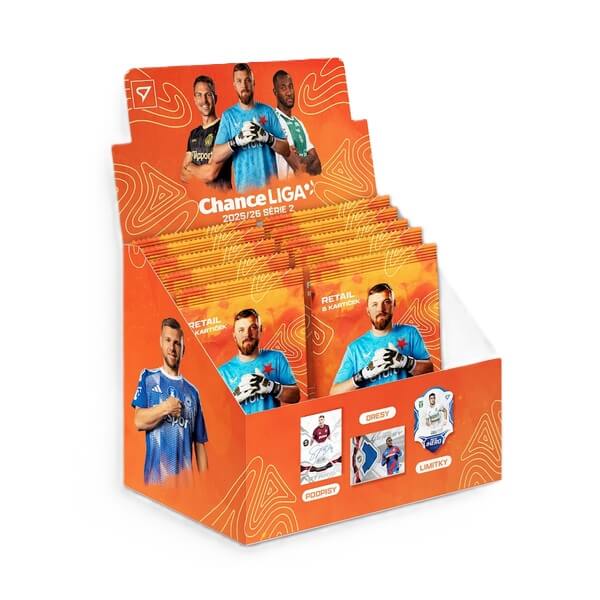 Fotbalové karty Chance liga 2025-2026 2. série Retail Box
