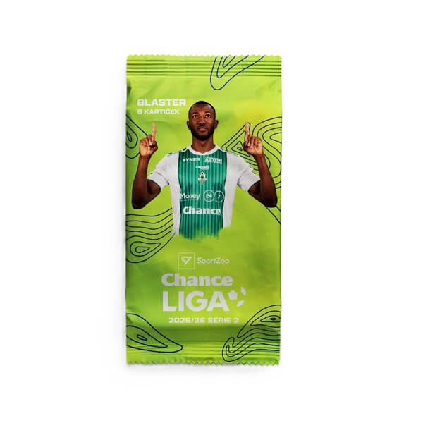 Fotbalové karty Chance liga 2025-2026 2. série Blaster balíček