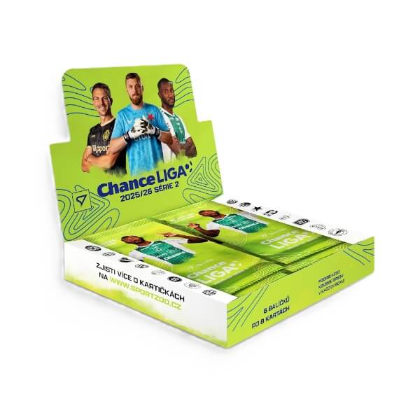 Fotbalové karty Chance liga 2025-2026 2. série Blaster box