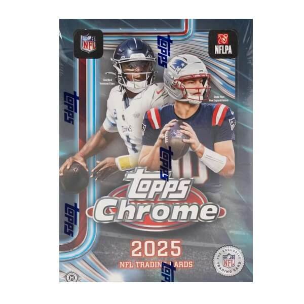 2025 Topps Chrome Football Hobby balíček - karty NFL