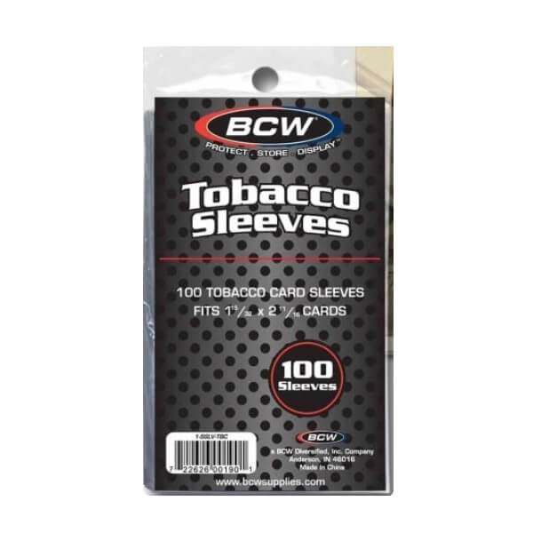 Obaly na karty BCW Tobacco size průhledné 42 x 73 mm - 100 ks