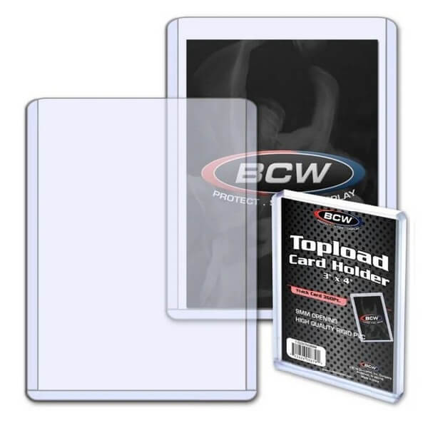 Toploader BCW 3x4 Thick Card Topload Holder 360 PT