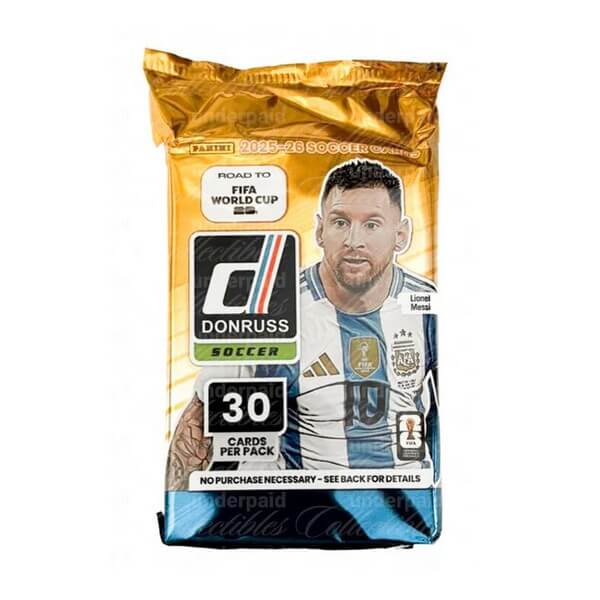 2025/2026 Panini Donruss Road to FIFA World Cup Hobby balíček - fotbalové karty