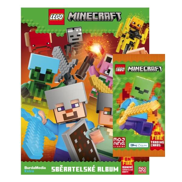 Lego Minecraft karty 3. série - On Fire Startovací balíček