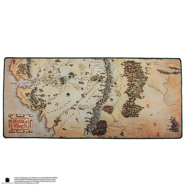 The Lord of the Rings Desk Mat - Middle-earth Map
